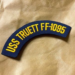 USS TRUETT FF-1095 embroidered patch
